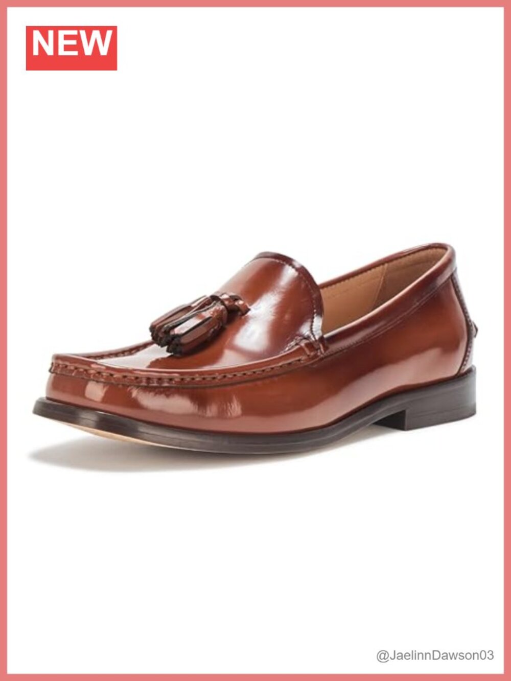 Leather Tassel Loafer Slip-On Comfort Flat